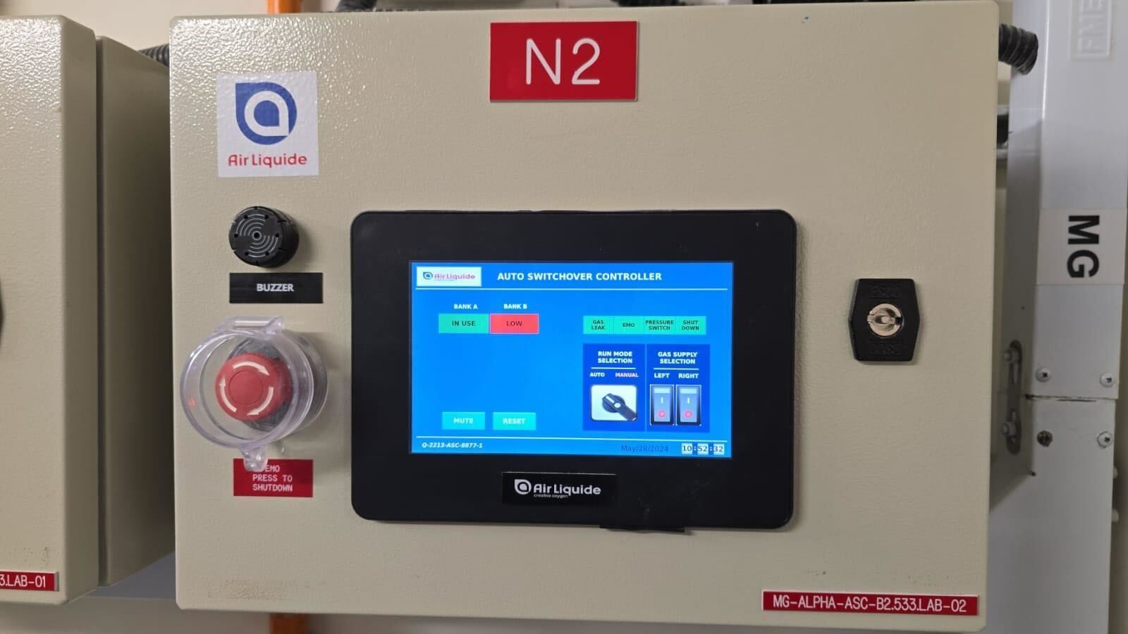 CIMON Air Liquide Case-Study HMI Screen