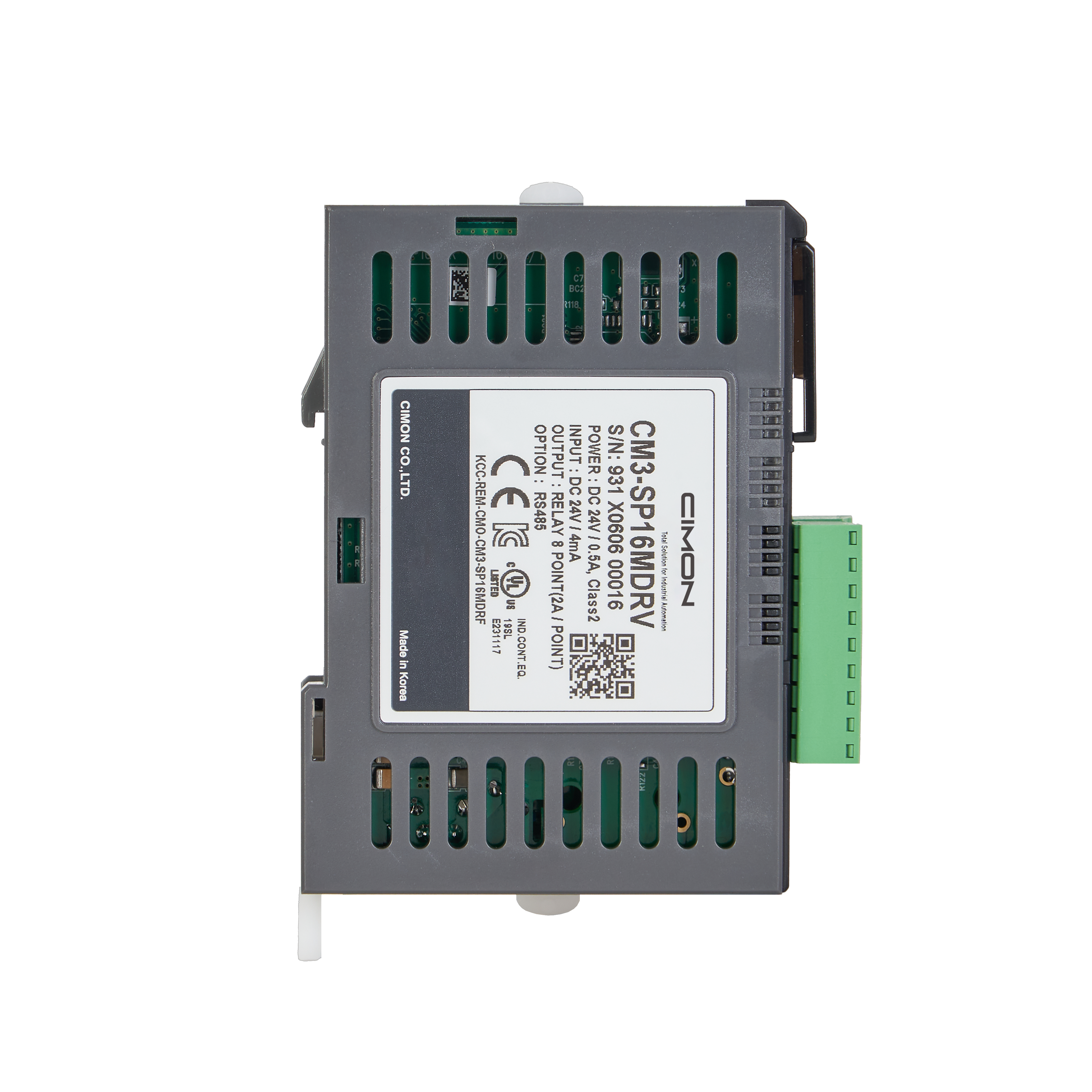 PLC-S CPU Module | 16 I/O 12/24 VDC Relay Output - CIMON