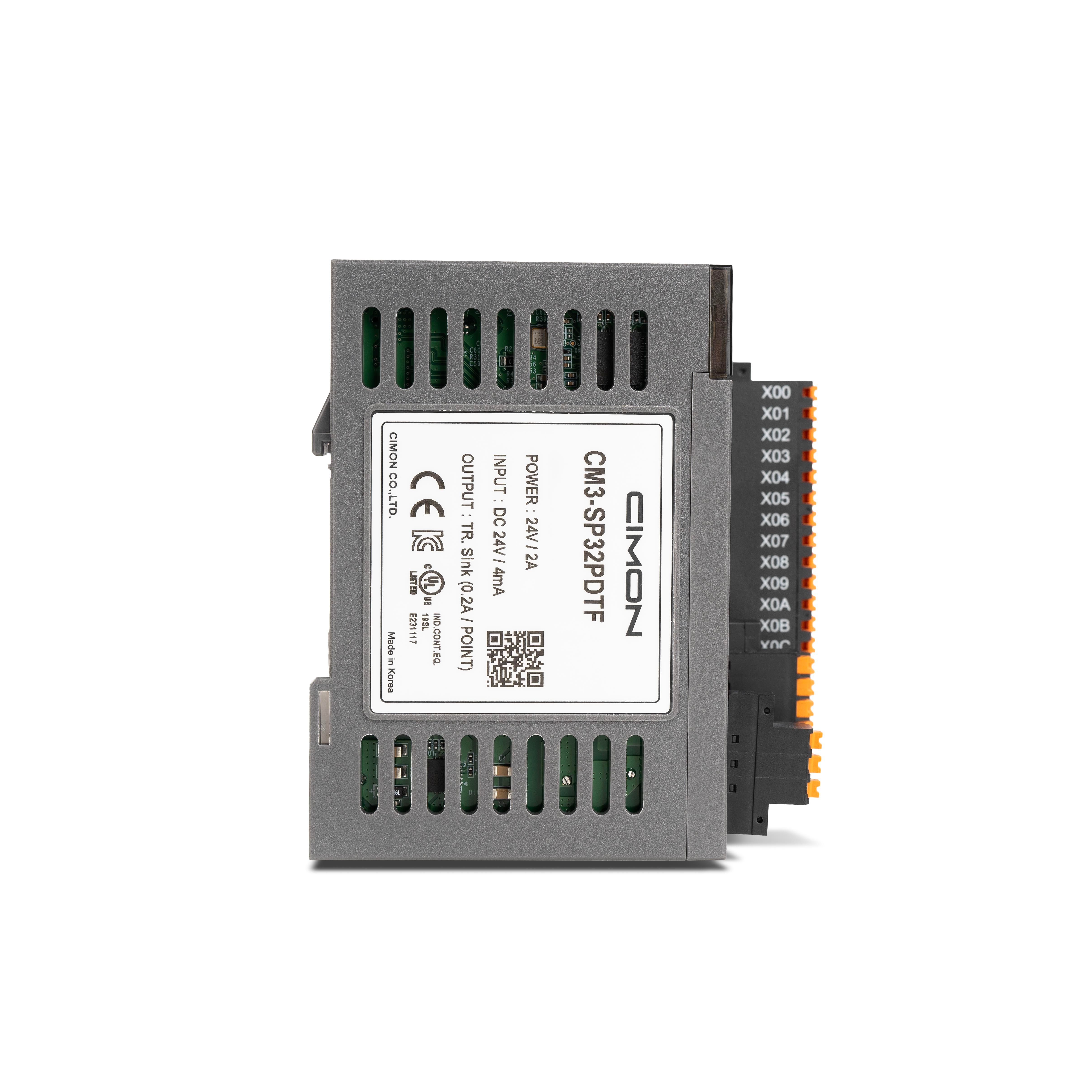 PLC-S PLUS CPU Module | 32 I/O 12/24 VDC Source Sink Ethernet - CIMON